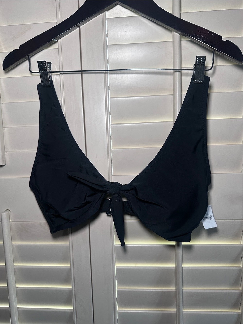 Black Tie-Front Bikini Top - Old Navy